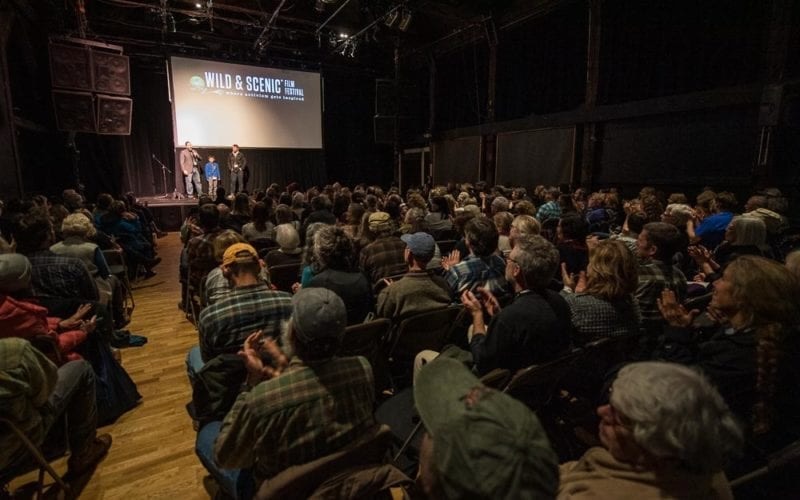 A full house during the Wild & Scenic Film Festival